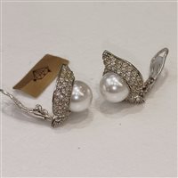 Orecchini Vidali Gioielli Donna in Argento Perla ORAR-135-34 - ORAR-135-34